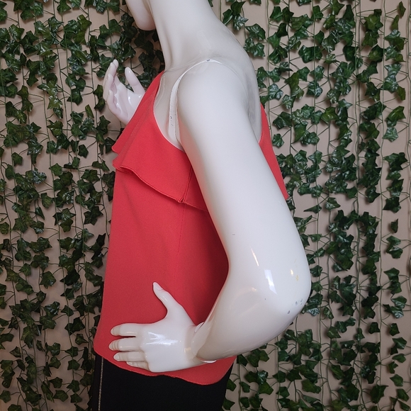 Aritzia Wilfred Allaire Women's Colorful Ruffle One Shoulder Blouse - Picture 4 of 14